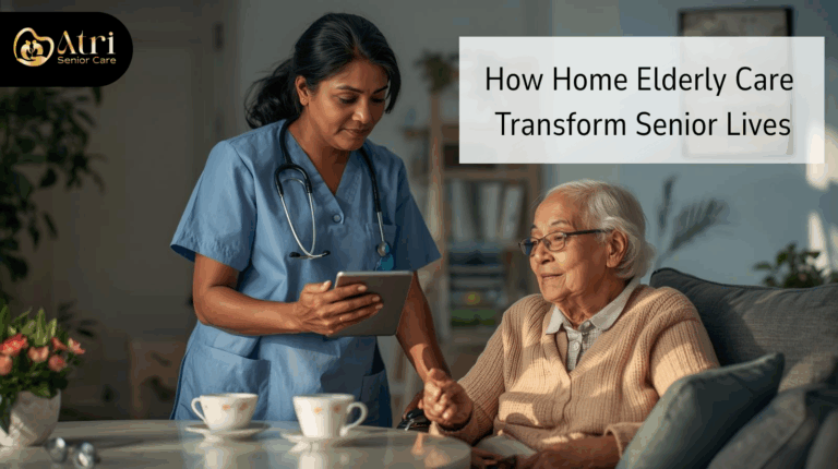 Caregiver managing medication safely as part of home elderly care services
