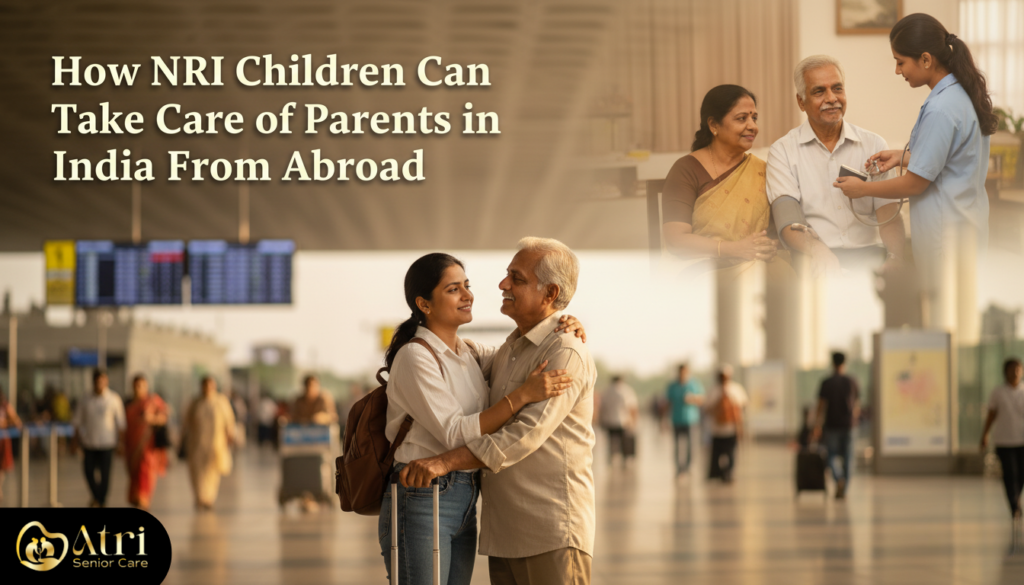 How NRI Children Can Take Care of Parents in India From Abroad